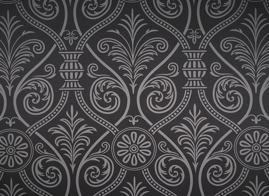 RTH Photo Booth Backdrops - Black Damask