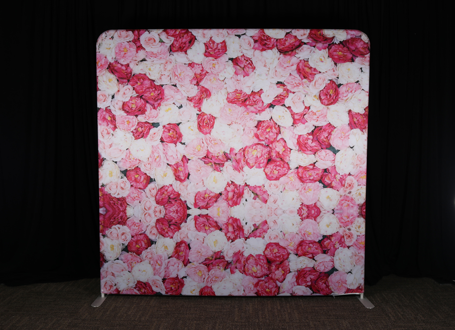 RTH Photo Booth Backdrops - Pink Flowers