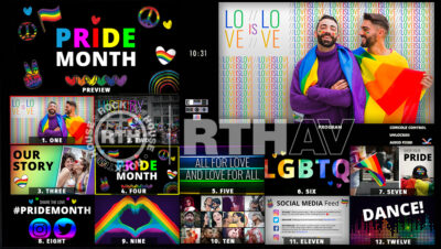 Rock The House - Virtual Pride - Content Creation